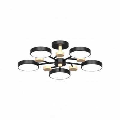 Потолочная люстра LED4U L3204-620 BK