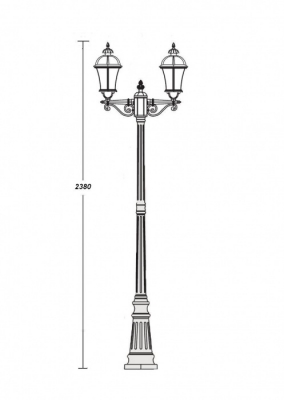 Наземный фонарь  95209LA Bl