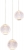 Подвесной светильник Elliot Diamante MD20001012-3A gold