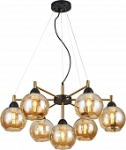 Подвесная люстра  MD.9056-7-P-BK+COP 