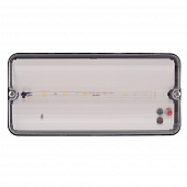 Настенно-потолочный светильник  ULW-K25B 6W/4000K/EMG IP65 BLACK 