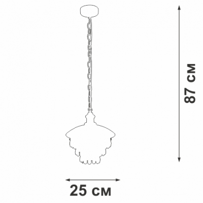 Подвесная люстра  V5826-0/1