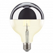 Лампочка светодиодная SKY LED-G125-4W/3000K/E27/CL MIRROR/CHROME PLS02WH 