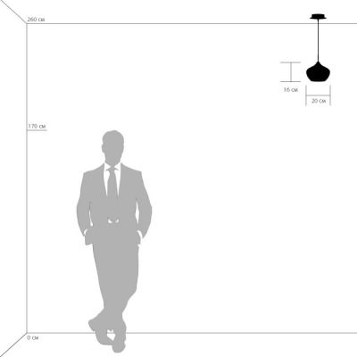 Подвесной светильник PENTOLA 803047