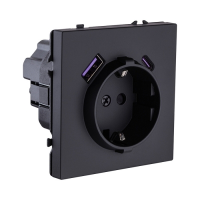 Розетка Eclipse EC-016BK