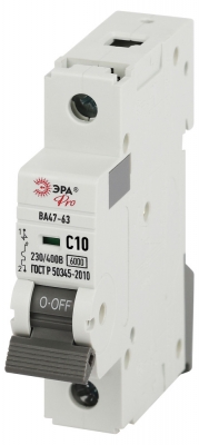 Автоматический выключатель  VA63-1P10C6