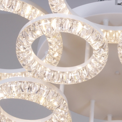 Потолочная люстра  09847-0.3-6+6A WH