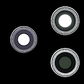 Точечный светильник  63903-9.0-001RD LED3+3W BK 