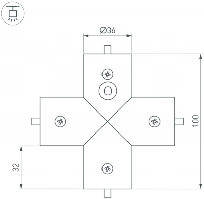 Соединитель профиля  050544