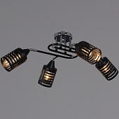 Потолочная люстра  70052-3.3-04 CR+BK 