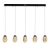 Подвесной светильник MD25090022 MD25090022-5B matt black/champagne