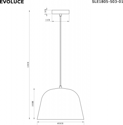 Подвесной светильник Blank SLE1805-503-01
