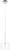 Подвесной светильник Spillray 10232/A White