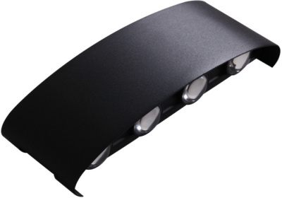 Настенный светильник  86834-9.2-008KT LED8*1W BK