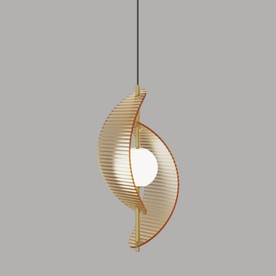 Подвесной светильник MD24030035 MD24030035-1A brass/amber