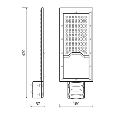 Уличный консольный светильник  629534280