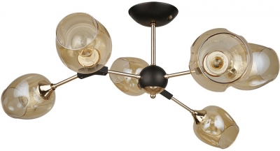 Потолочная люстра Seppia A4211PL-6BK