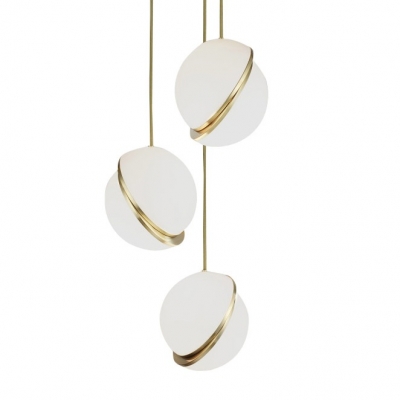 Подвесной светильник Crescent 9182P/3S brass