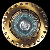 Точечный светильник  03053-9.0-001AK MR16 SG+GD 