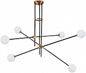 Потолочная люстра Bistro Globe 9389P/6 black/gold 