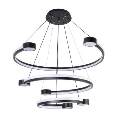 Подвесной светильник LED4U L7100-3 BK