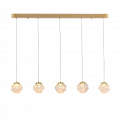 Подвесной светильник MD25030003 MD25030003-5B gold/clear 