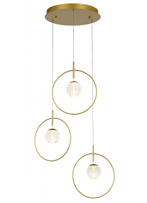 Подвесной светильник Elliot Diamante MD21001043-3A gold