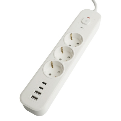 Розеточные блоки, удлинители Nova 50099