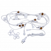 Гирлянда  UDL-K121 10/E27/5M IP65 WHITE BELT-LIGHT 