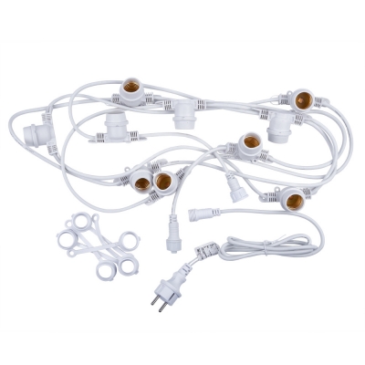 Гирлянда  UDL-K121 10/E27/5M IP65 WHITE BELT-LIGHT
