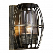Настенный фонарь уличный  08331-9.2-001JH E27 BKG 