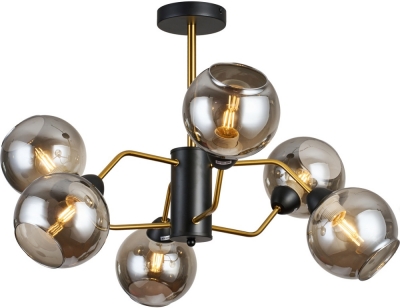 Потолочная люстра  MD.9083-6-S-BK+COP