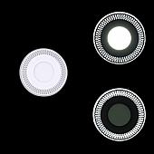 Точечный светильник  63903-9.0-001RD LED3+3W WT 