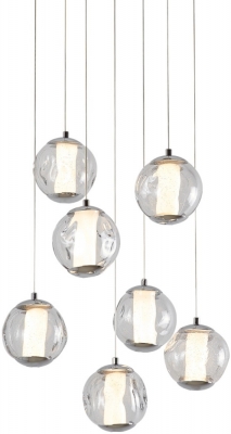 Подвесной светильник OD2437 OD2437-7 gold/clear