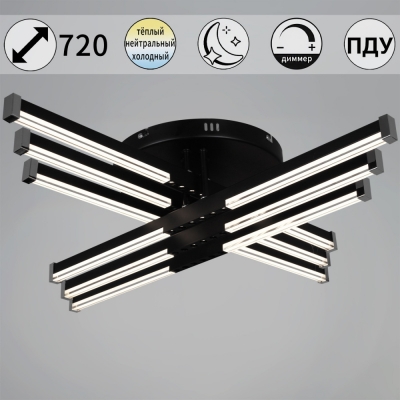 Потолочная люстра  83090-0.3-06A BK