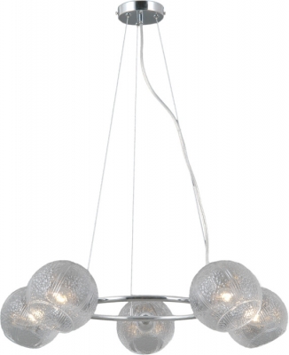 Подвесная люстра  IL0728-5PSQ-24 CR ARIES