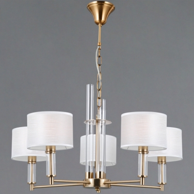Подвесная люстра  IL0755-5PSQ-25 BRASS GENOA
