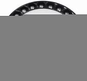 Потолочный светильник Mercury 5552-24W-D165-3/4K-WH+BK 