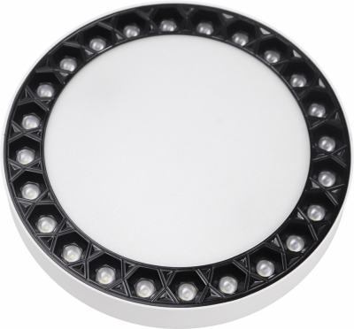 Потолочный светильник Mercury 5552-24W-D165-3/4K-WH+BK