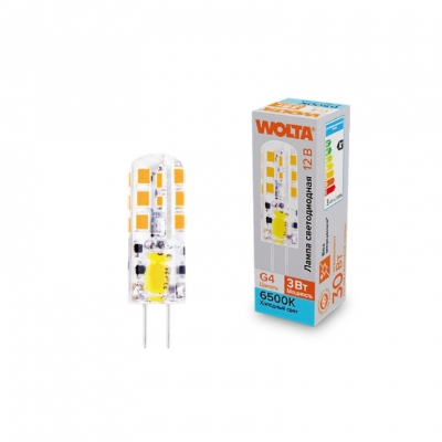 Лампочка светодиодная  WSTD-JC-12V3W6KG4-S