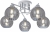 Потолочная люстра AMALFI 326508/5 WH+CR