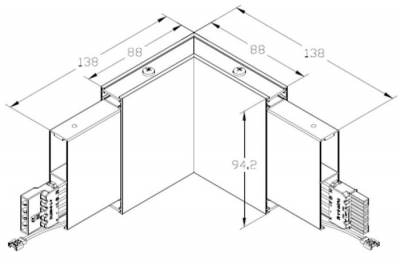 Коннектор LINEAIR FLAT 031472