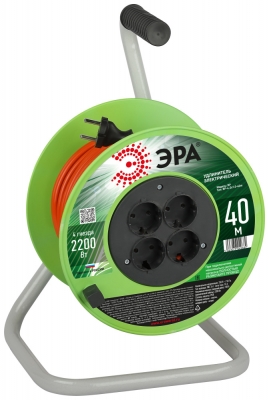 Розеточные блоки, удлинители  RP-4-2x1.0-40m