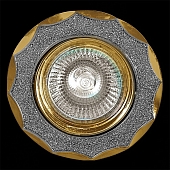 Точечный светильник  01001-9.0-001AK MR16 SS+GD 