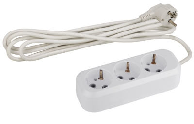 Розеточные блоки, удлинители  UX-3e-3m