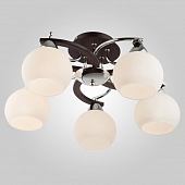 Потолочная люстра 9654 9654/5 хром / венге 