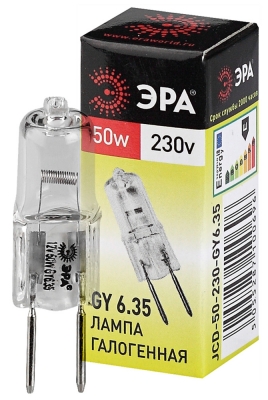 Лампочка галогеновая  GY6.35-JCD-50W-230V