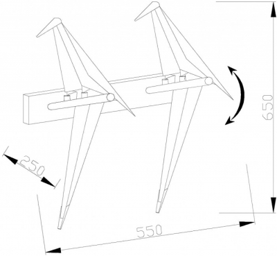 Бра Birds V3076-2WL