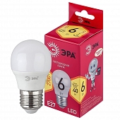 Лампочка светодиодная  LED P45-6W-827-E27 R 