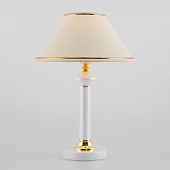 Интерьерная настольная лампа Lorenzo 60019/1 глянцевый белый 